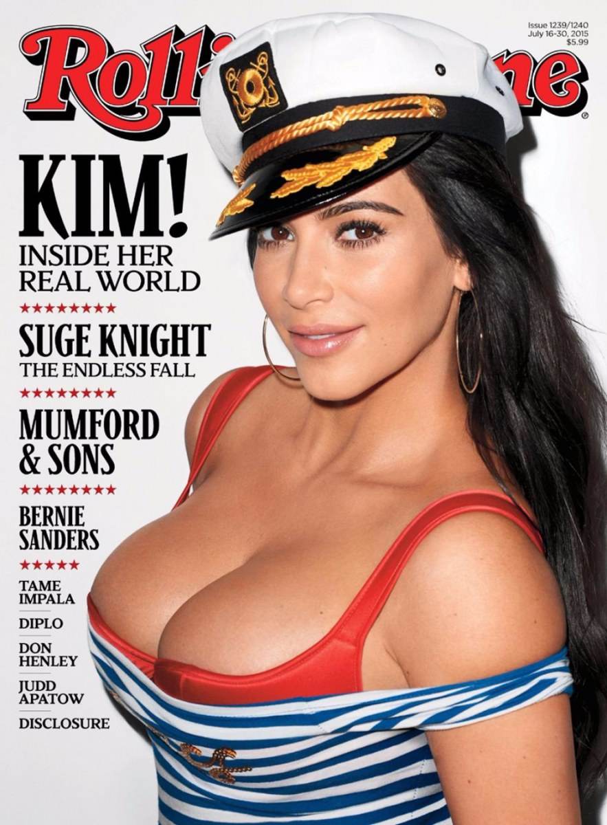 Kim Kardashian @ Rolling Stone Magazine July 2015