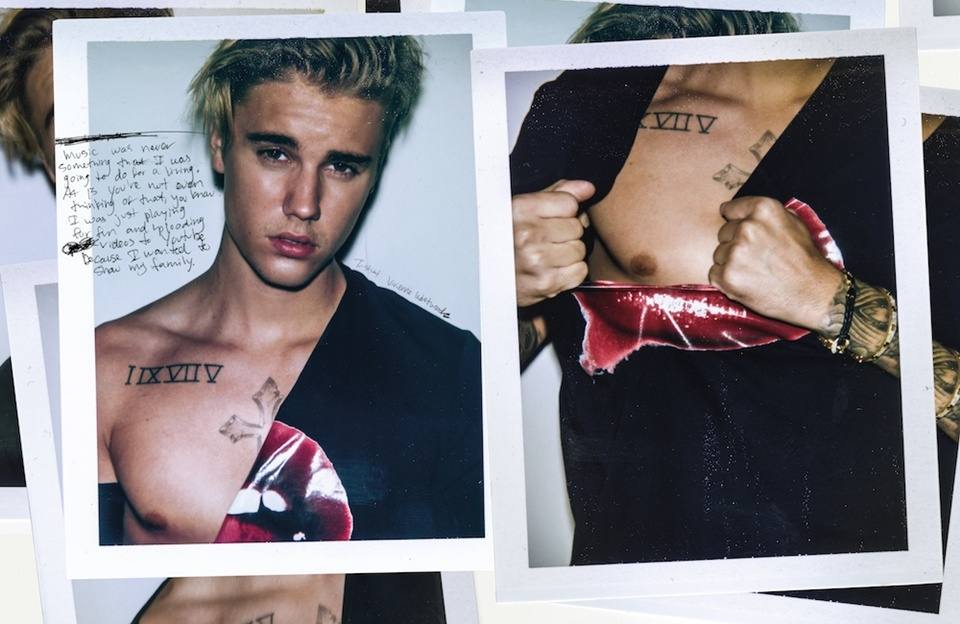 Justin Bieber @ Interview Magazine August 2015