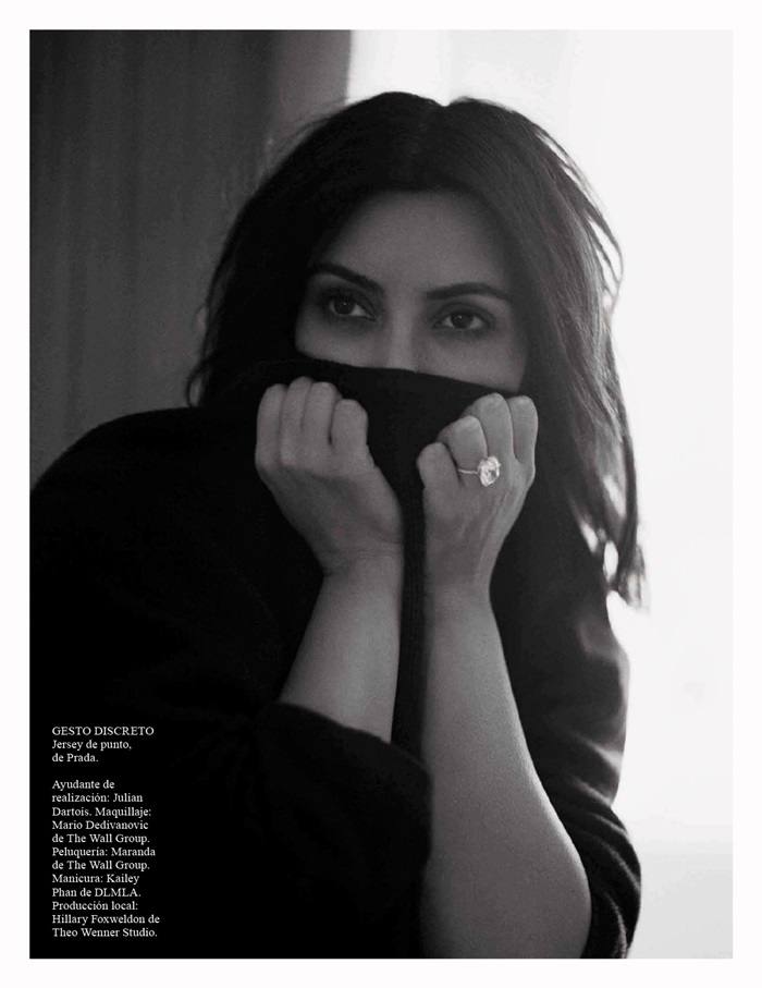 Kim Kardashian @ Vogue Espa&ntilde;a August 2015