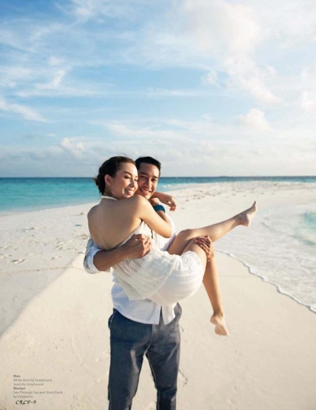 ป้อง-ณวัฒน์ & มะลิ-มาลินี โคทส์ @ HONEYMOON+TRAVEL vol.14 no.158 July 2015