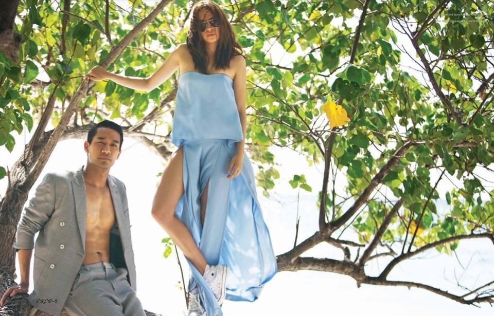 ป้อง-ณวัฒน์ & มะลิ-มาลินี โคทส์ @ HONEYMOON+TRAVEL vol.14 no.158 July 2015