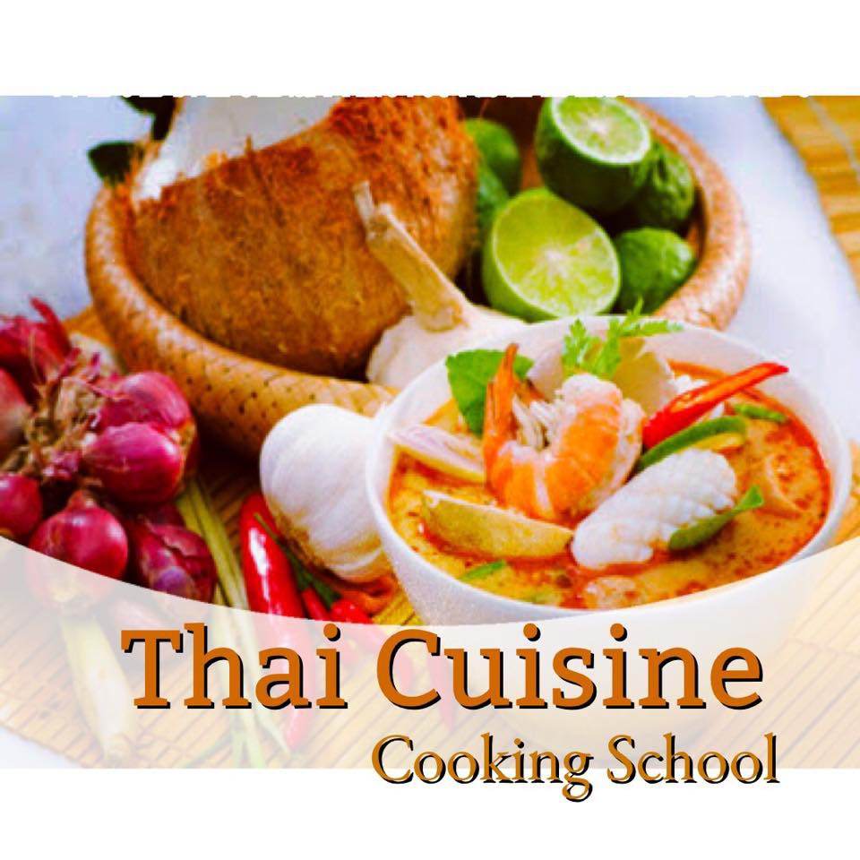 De Thai Cuisine Cooking School Thai cuisine is one of the most robust and flavorsome of all Asain cuisines, A true delingth to the senses,traditional Thai-cuisine is characterized by its blen