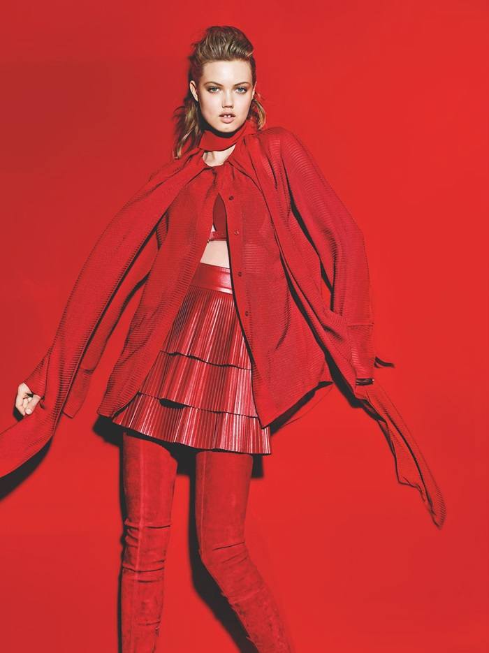 Lindsey Wixson @ Vogue T&uuml;rkiye August 2015
