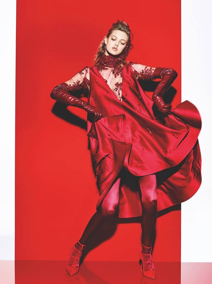 Lindsey Wixson @ Vogue T&uuml;rkiye August 2015