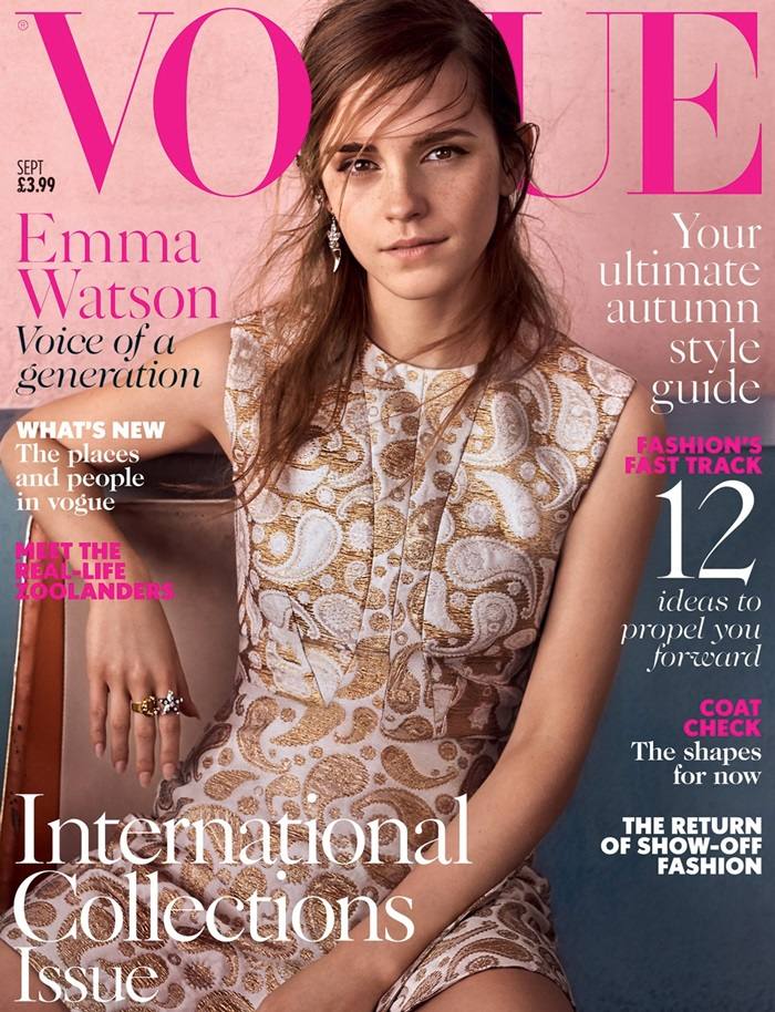 Emma Watson @ Vogue UK September 2015