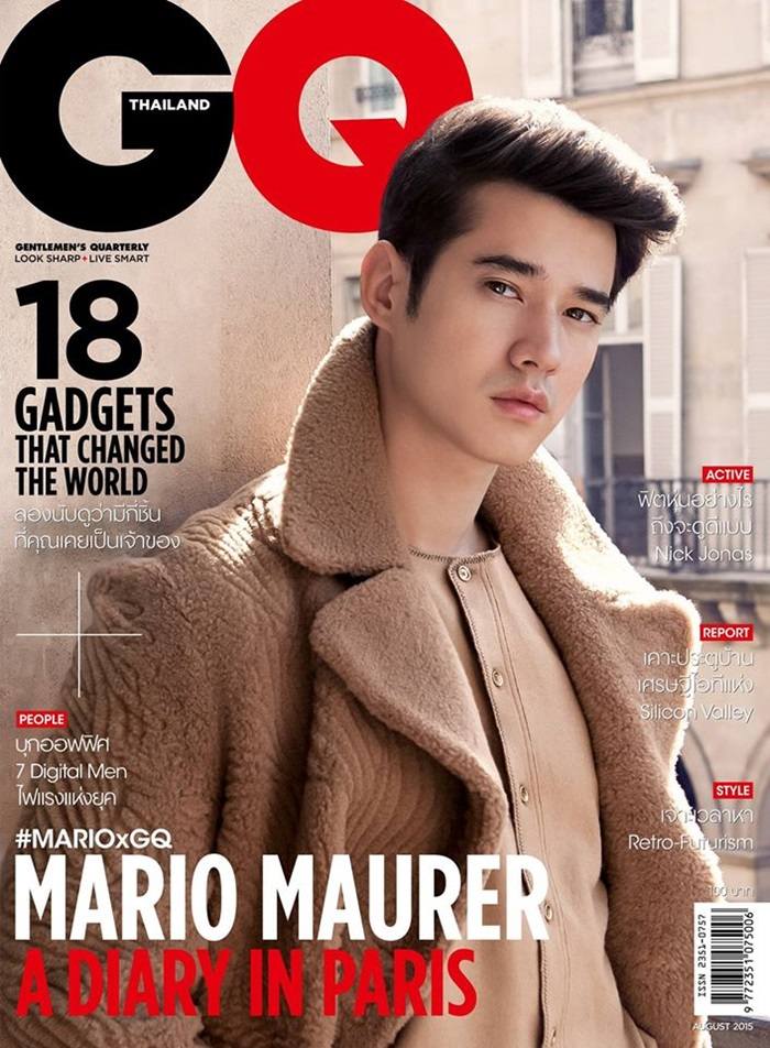 มาริโอ้ เมาเร่อ @ GQ THAILAND vol.1 no.12 August 2015