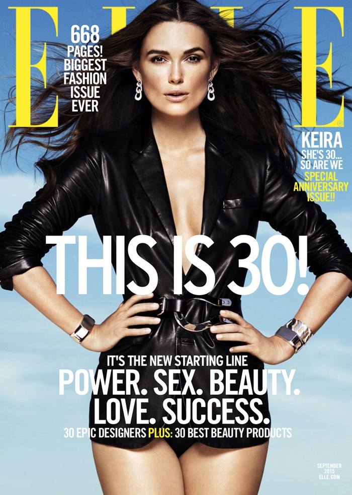 Keira Knightley @ Elle US September 2015