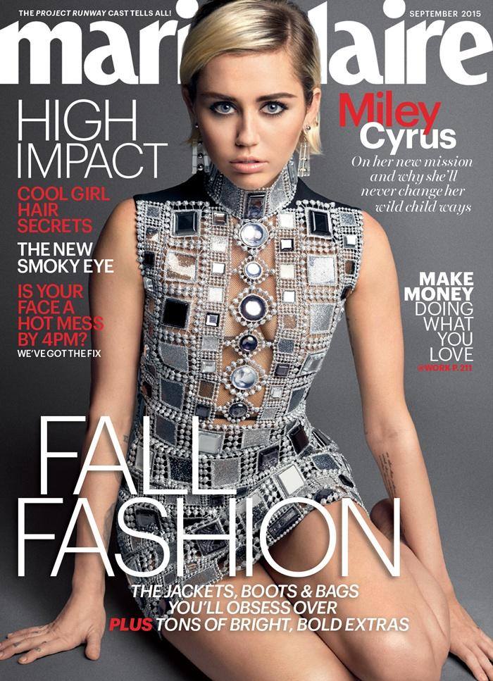 Miley Cyrus @ Marie Claire US September 2015