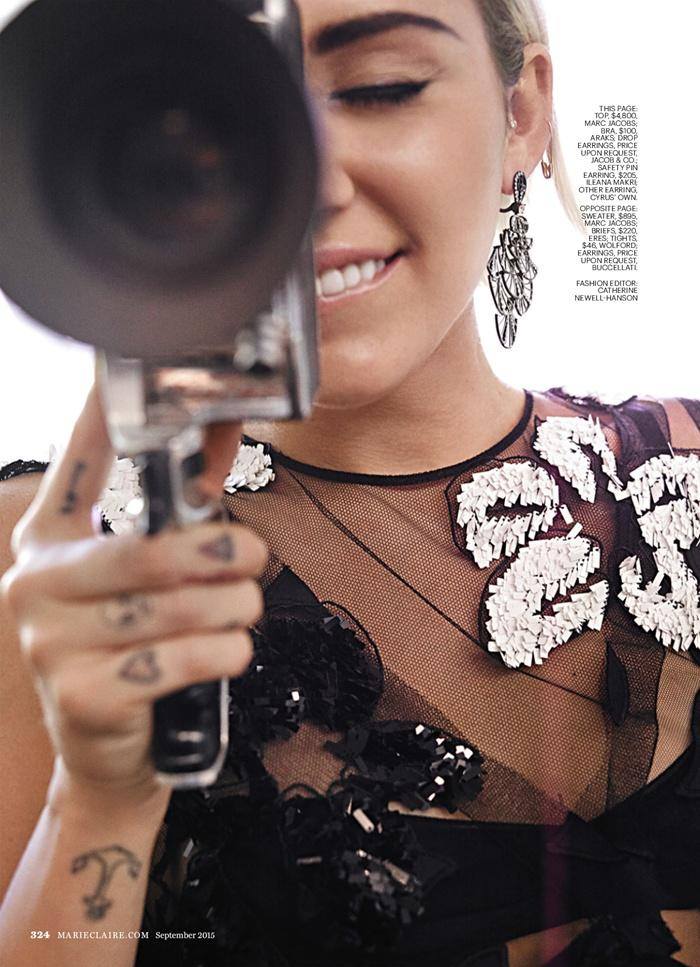 Miley Cyrus @ Marie Claire US September 2015
