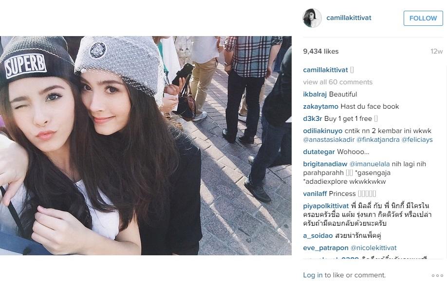 แฟชั่นวันสบายของ 2 แฝด นางแบบเน็ตไอดอล นิโคล-คามิลล่า