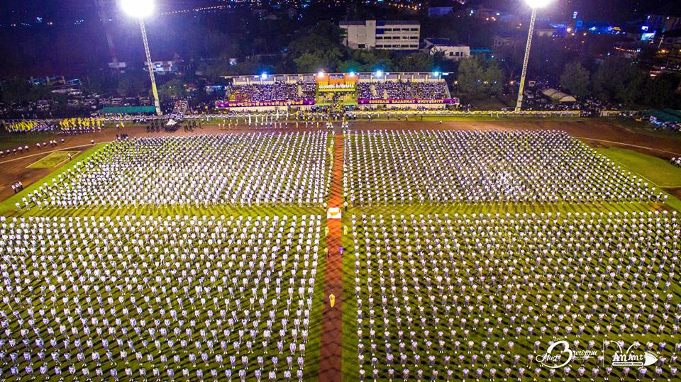 ภาพบรรยากาศพิธีอัญเชิญตราพระราชลัญจกรราชภัฏบุรีรัมย์