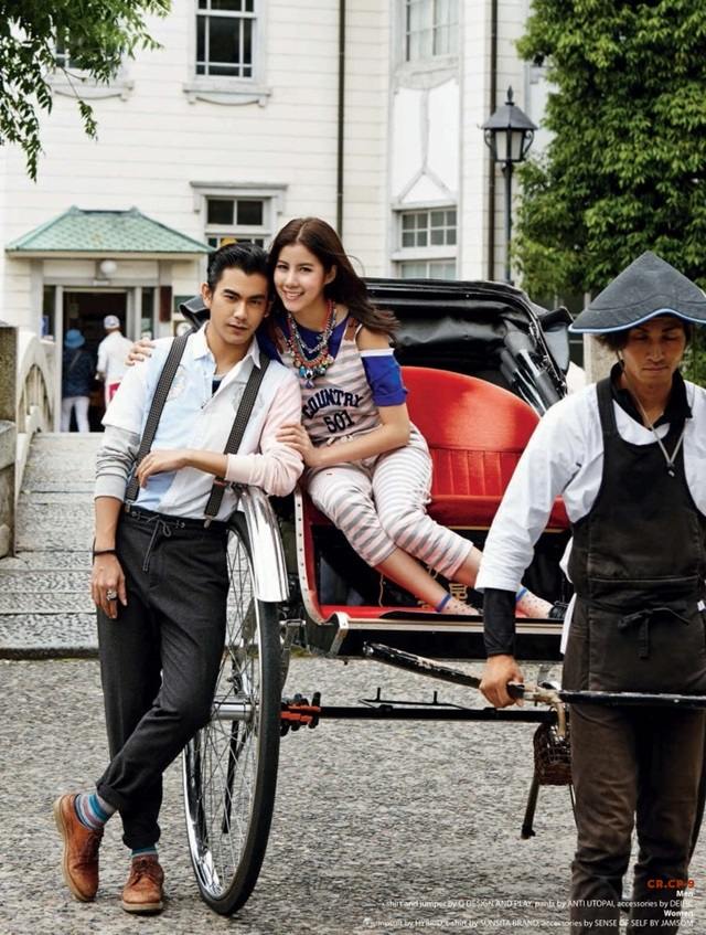 ฌอห์ณ จินดาโชติ & เอสเธอร์ สุปรีย์ลีลา @ HONEYMOON+TRAVEL vol.14 no.159 August 2015