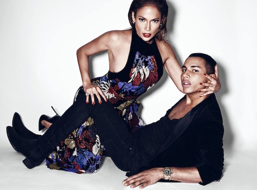 Jennifer Lopez & Olivier Rousteing @ PAPER Magazine September 2015
