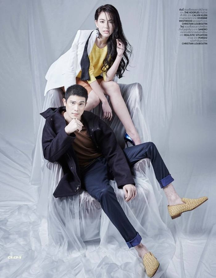 ใหม่-ดาวิกา โฮร์เน่ & ซันนี่ สุวรรณเมธานนท์ @ HAMBURGER vol.13 no.206 August 2015