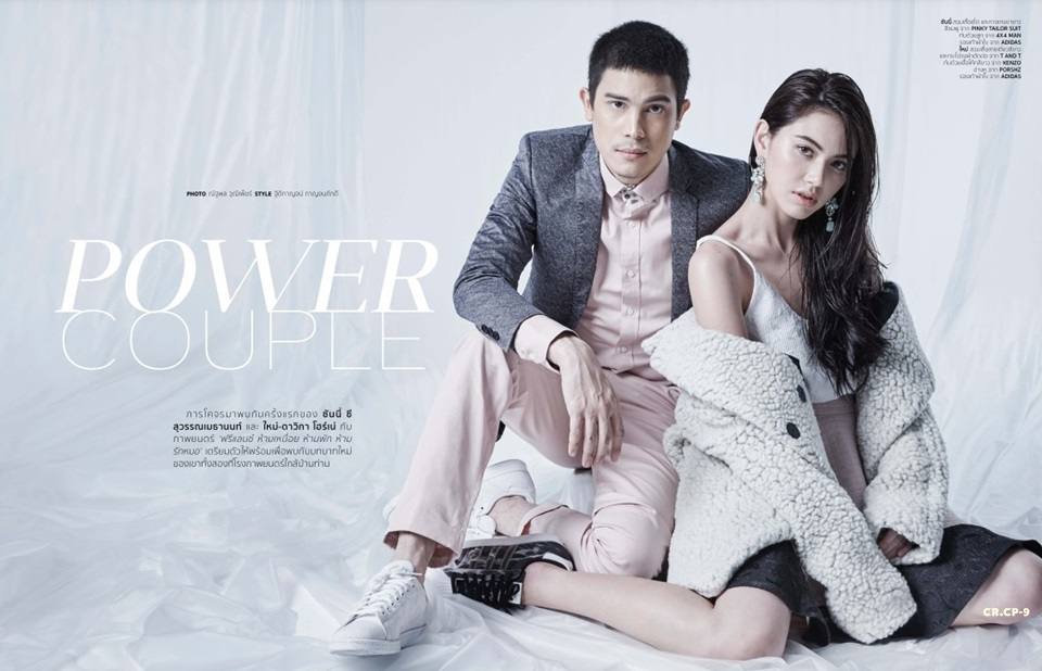 ใหม่-ดาวิกา โฮร์เน่ & ซันนี่ สุวรรณเมธานนท์ @ HAMBURGER vol.13 no.206 August 2015