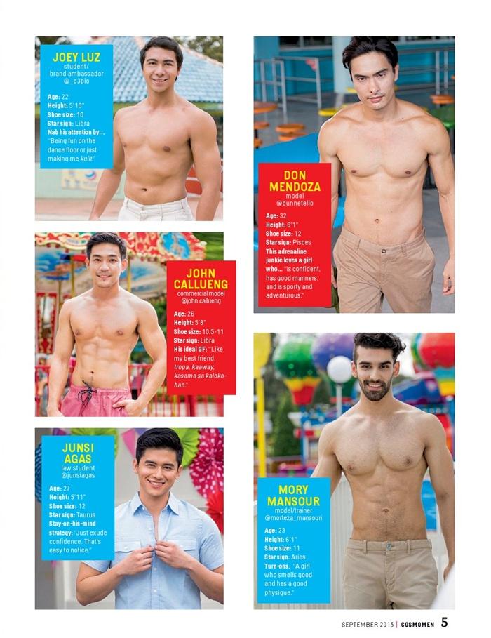 Daniel Matsunaga &....@ Cosmo Men Philippines September 2015