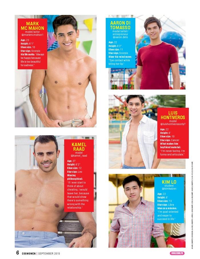 Daniel Matsunaga &....@ Cosmo Men Philippines September 2015