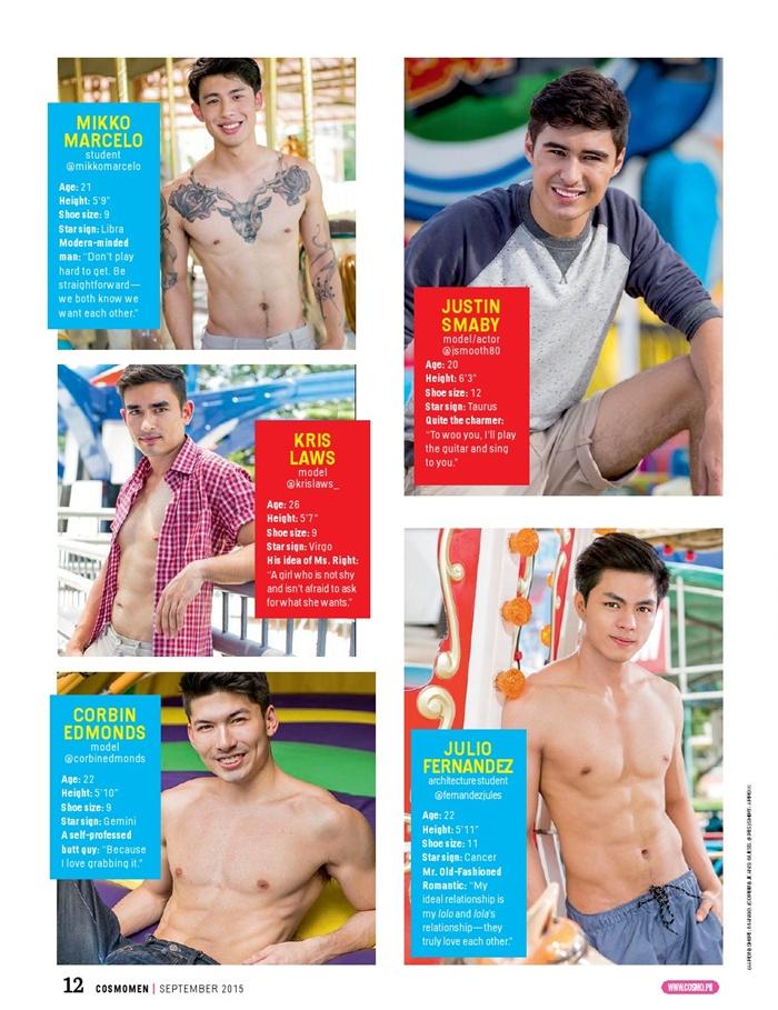 Daniel Matsunaga &....@ Cosmo Men Philippines September 2015