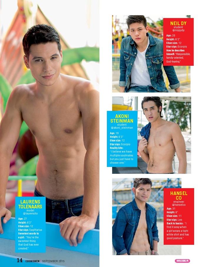 Daniel Matsunaga &....@ Cosmo Men Philippines September 2015