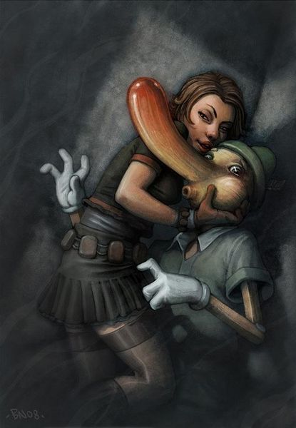 ภาพวาดการ์ตูนติดเรท(18+) ศิลป์มว๊ากๆ