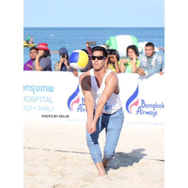 "เวียร์ ศุกลวัฒน์" งาน Bangkok Airway Samui Beach Valleyball 2015 @เกาะสมุย