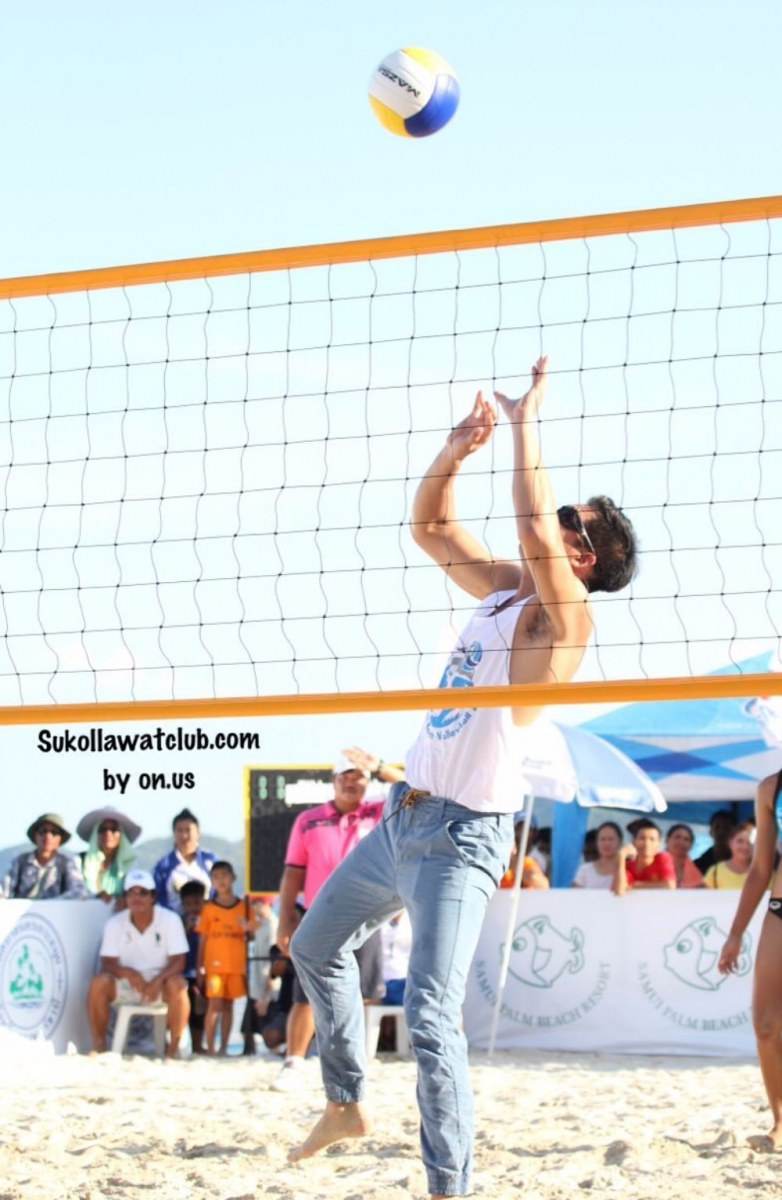 "เวียร์ ศุกลวัฒน์" งาน Bangkok Airway Samui Beach Valleyball 2015 @เกาะสมุย
