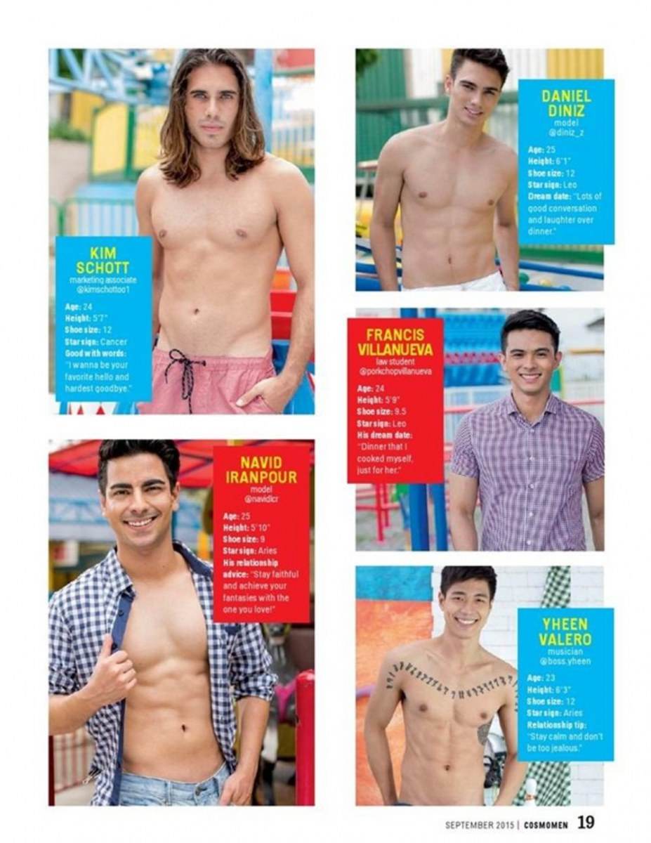 หนุ่มปินส์ หุ่นแน่นๆ @Cosmo Men Philippines September 2015