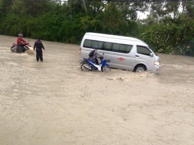 ประมวลภาพน้ำท่วมระยอง หลังพายุหวามก๋อ พัดถล่ม