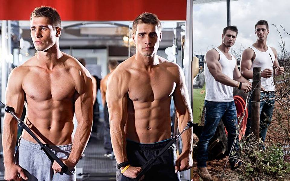 แฝดสุดหล่อ Charlie and Alex Kotze