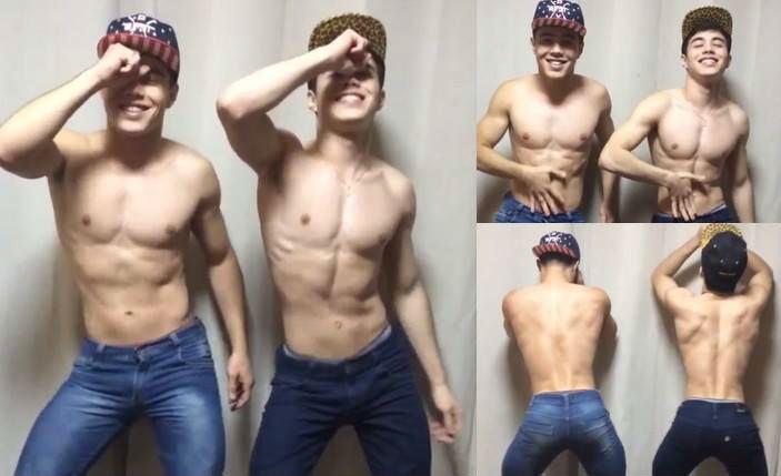 แฝดสุดหล่อ gustavo and tulio rocha