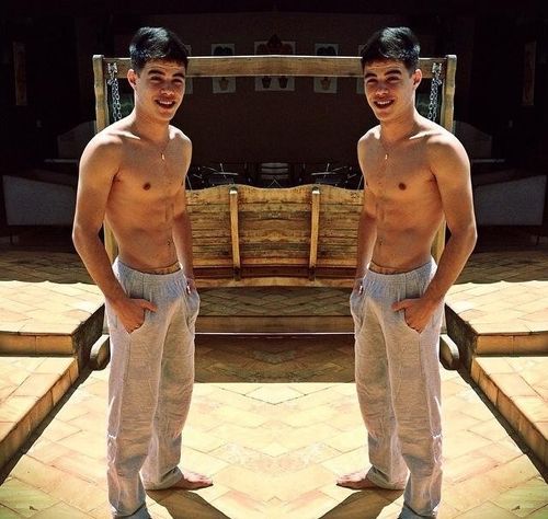 แฝดสุดหล่อ gustavo and tulio rocha