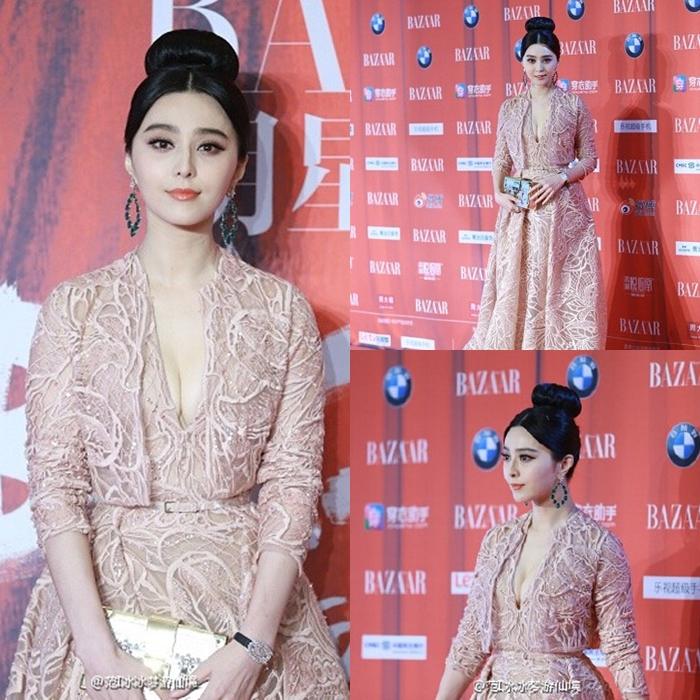 Fan Bing Bing สวย เลอค่า เจิดจรัส @BAZAAR Charity Night 2015