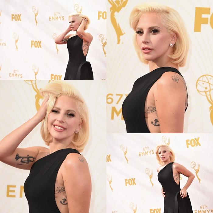 Lady Gaga สวย ชิค เรียบ หรู @Emmy Award 2015