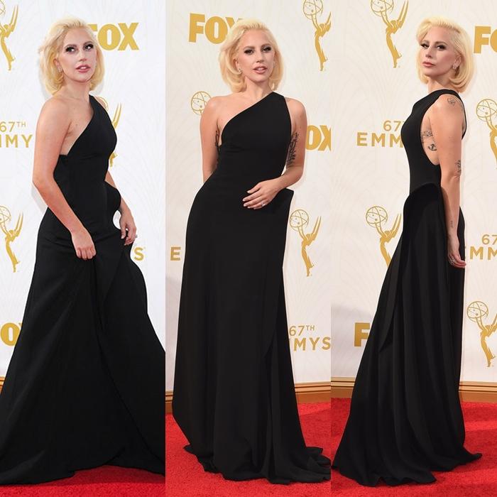 Lady Gaga สวย ชิค เรียบ หรู @Emmy Award 2015