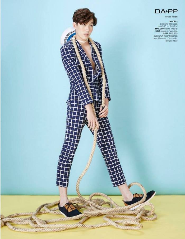 ต่อ ธนภพ & แบงค์ ธิติ @ HAMBURGER vol.13 no.207 September 2015