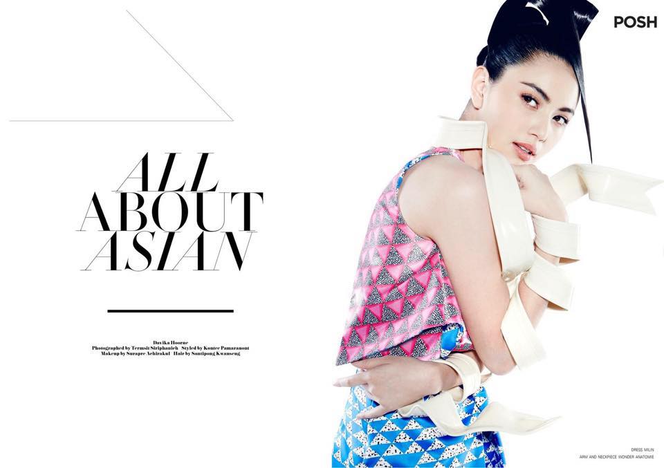 ใหม่-ดาวิกา @ POSH  Myanmar Magazine September 2015