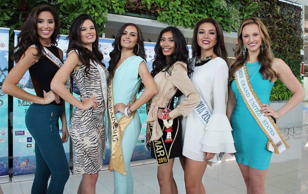 นางงามทั่วโลกเดินทางถึงไทย ในการประกวด Miss Grand International 2012