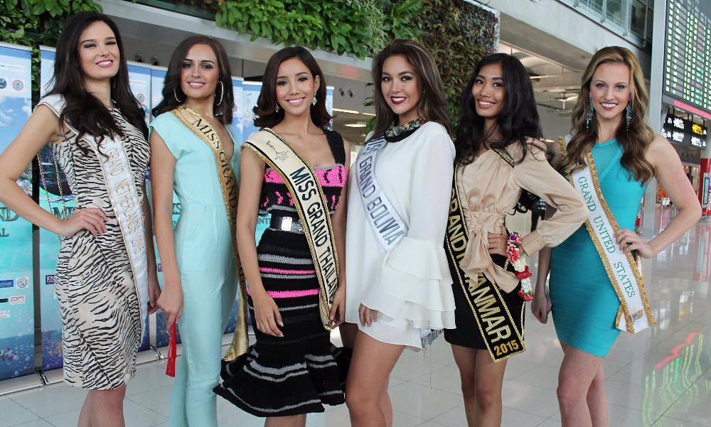 นางงามทั่วโลกเดินทางถึงไทย ในการประกวด Miss Grand International 2012