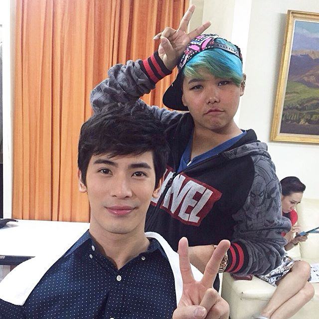 สน มาลุคแบบนี้จำเกือบไม่ได้ นึกว่าหนุ่มหล่อที่ไหน @sonyuke