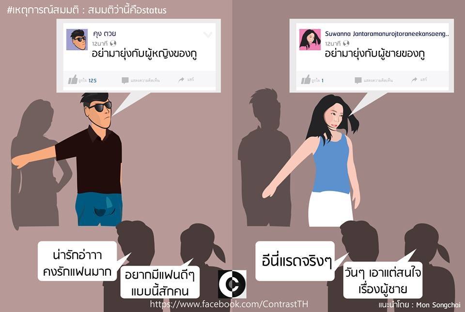 การ์ตูนเสียดสีสังคม