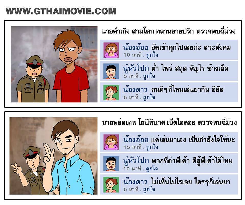 การ์ตูนเสียดสีสังคม