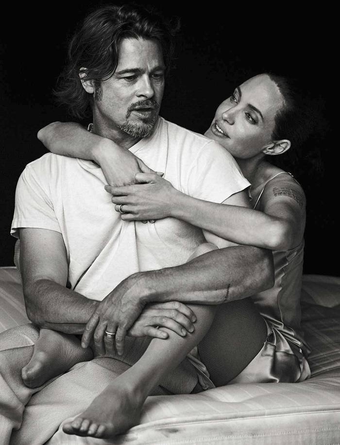 Angelina Jolie & Brad Pitt @ Vanity Fair Italia November 2015