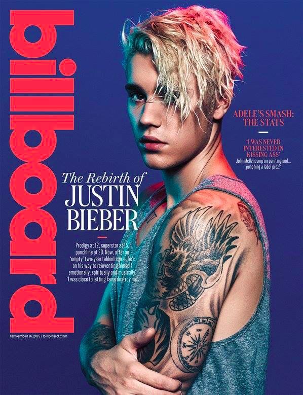 Justin Bieber ถ่ายแบบขึ้นปกนิตยสาร Billobard Magazine