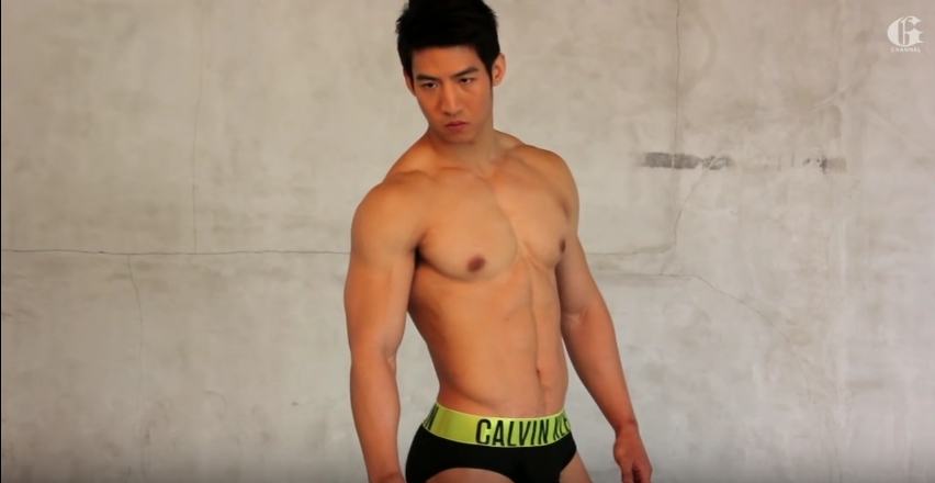 นายแบบไทยหนุ่ม ขาวใสอมชมพู + หนุ่มมาดเข้ม