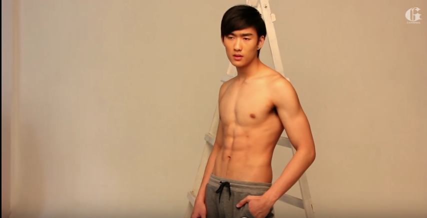 นายแบบไทยหนุ่ม ขาวใสอมชมพู + หนุ่มมาดเข้ม