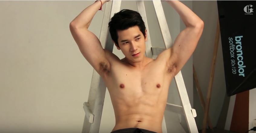 นายแบบไทยหนุ่ม ขาวใสอมชมพู + หนุ่มมาดเข้ม