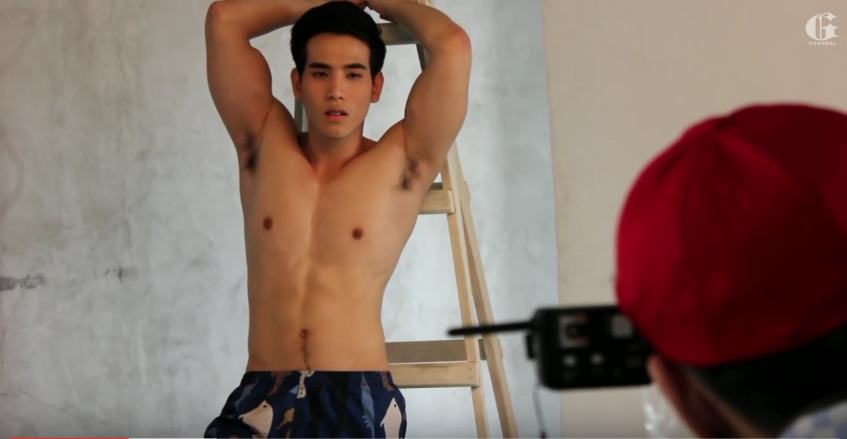 นายแบบไทยหนุ่ม ขาวใสอมชมพู + หนุ่มมาดเข้ม