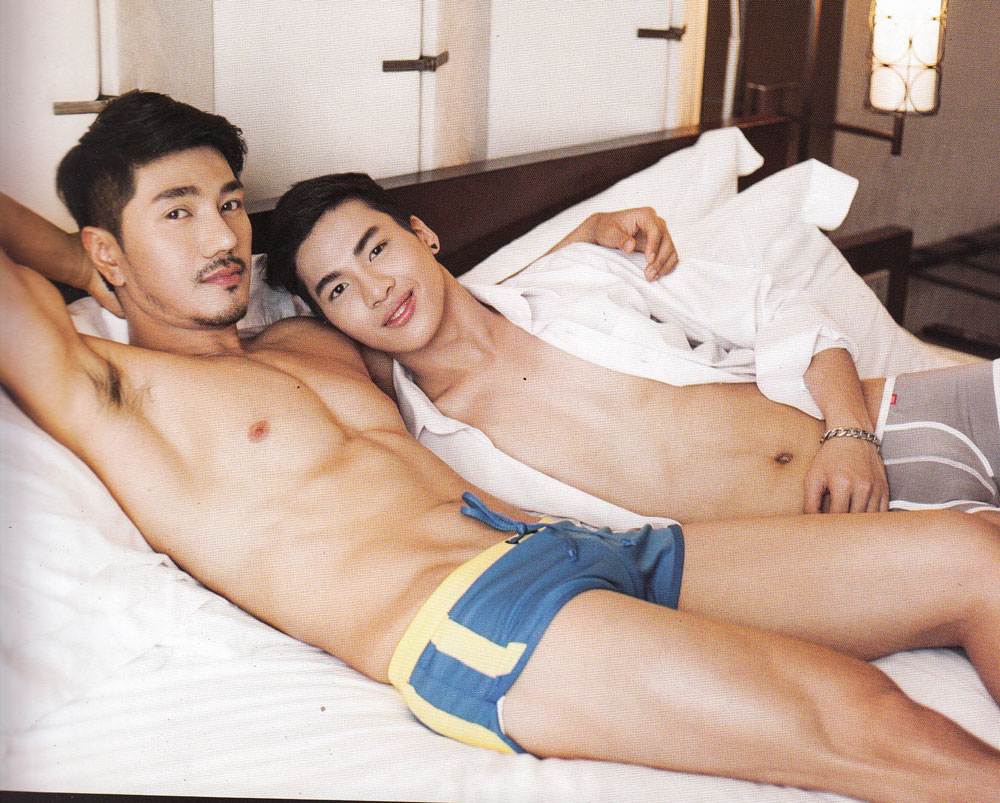 ภาพแฟชั่นหนังเกย์เรท 20+ Father & Son จากนิตยสาร Attitude