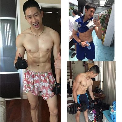 น้องโดนัท หนุ่มมัธยมกล้ามโต จาก เซนต์ดอมินิก