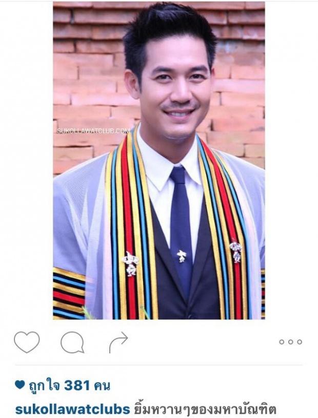 หล่อ เท่ห์ เก่งมาก เฮียเวียร์ ในชุดรับปริญญา ป.โท วันนี้! IG@sukollawatclub